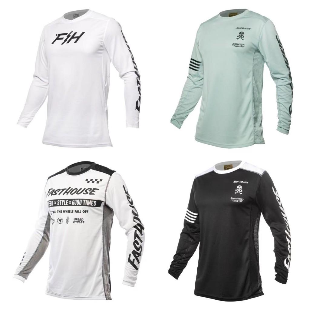 Fasthouse Motorcycle Jersey Racing Jersey Cycling Jersey Cycling T-Shirt Mountain Bike Cycling Speed Downwards Quick-Drying Sweat
