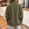 Women's Plus Size Cardigan, Zip-Up, Long Sleeve, Loose Fit for Fall and Winter