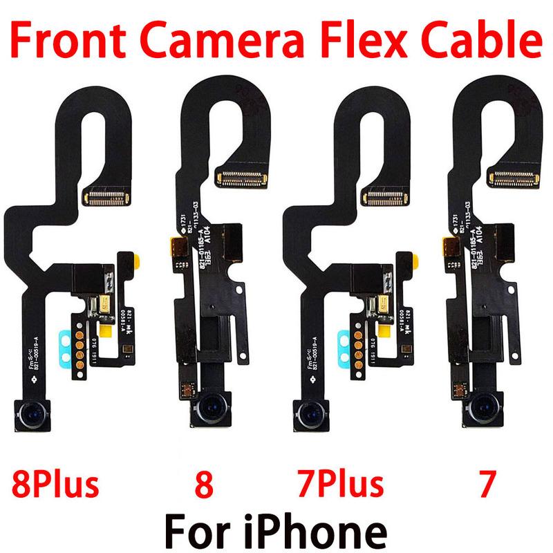 Inner LCD Parts Replacement For iPhone 7 8 Plus Front Camera Home Button Flex Cable Full Set Screws And Ear Speaker