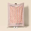 Morandi Color Blanket Abstract Botanical Graffiti Design Scandinavian Minimalist Sofa Blanket Cafe Home Dual Purpose