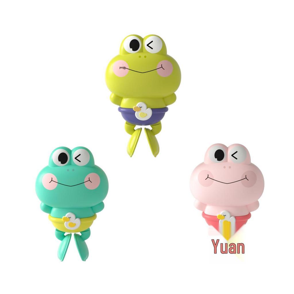 Wind-Up Bath Toys: Yellow Duck & Turtle Clownfish for Kids