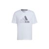Adidas T Shirts Men's White Crew Neck Moderate Straight Fit HF7210