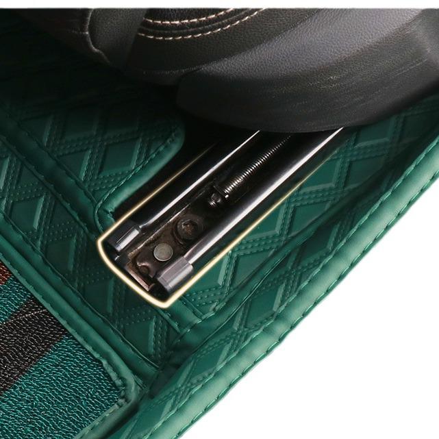 Universal Leather Car Floor Mats for All Models - Full Coverage Car Foot Pads