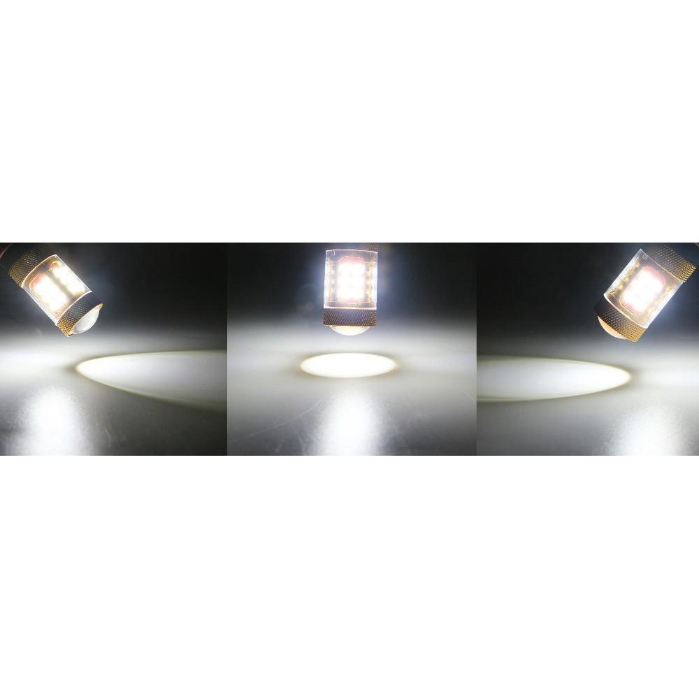 Automotivo 3030 28SMD LED Farol Traseiro Neblina Lâmpada com Lente H4 H7 H11 H15 HB3 9006 HB4 H16 P13W