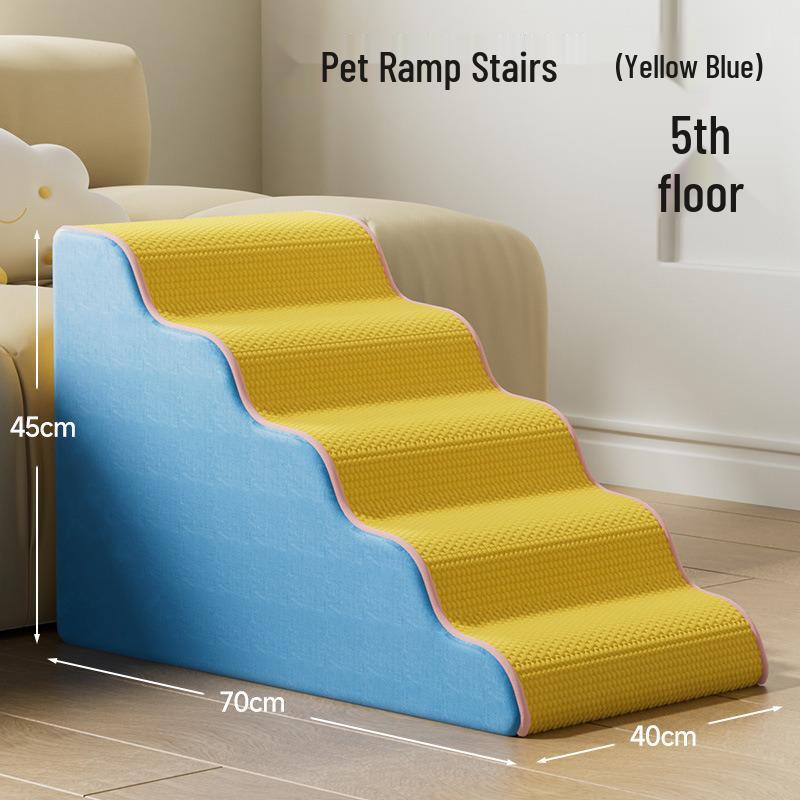 Pet Stairs: Washable, Non-slip, Multi-Step Ladder for Cats and Dogs