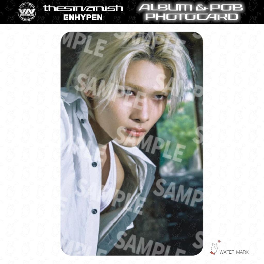 VORBESTELLUNG ENHYPEN THE SIN VANISH ALBUM Fotokarte Japan POB Glücksziehung OFFIZIELL FORBIDDEN AFTERLIGHT STORM FUGITIVES
