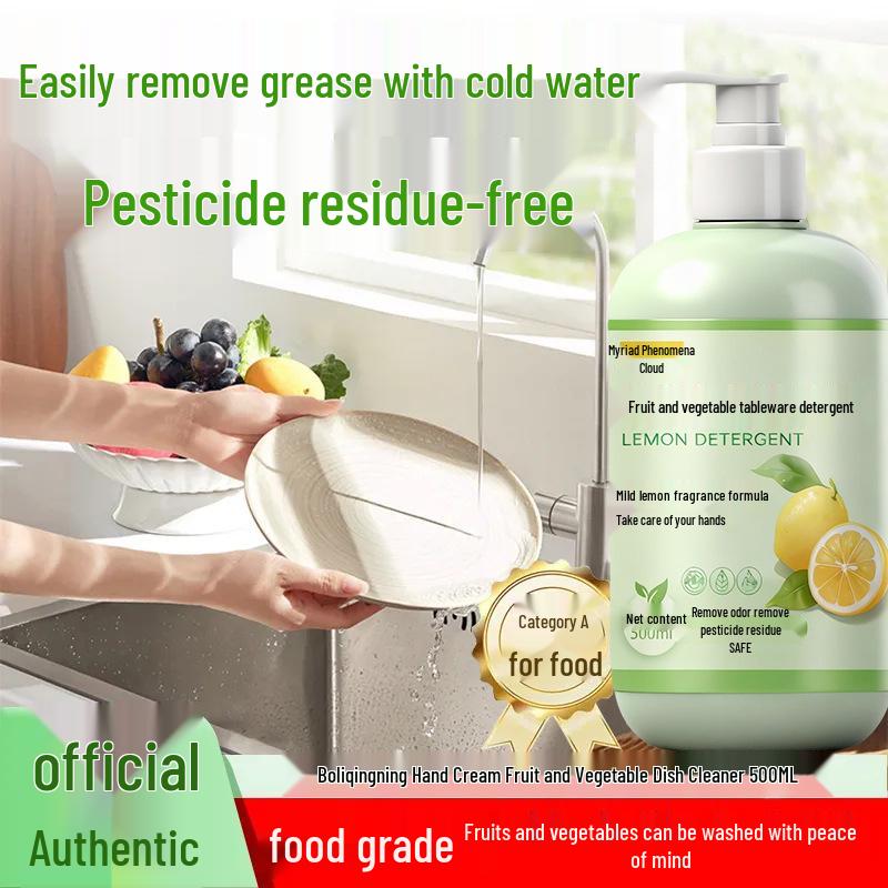 Lebensmittelechter Obst- & Gemüsereiniger - Rückstandsfreie Entfettung für Geschirr