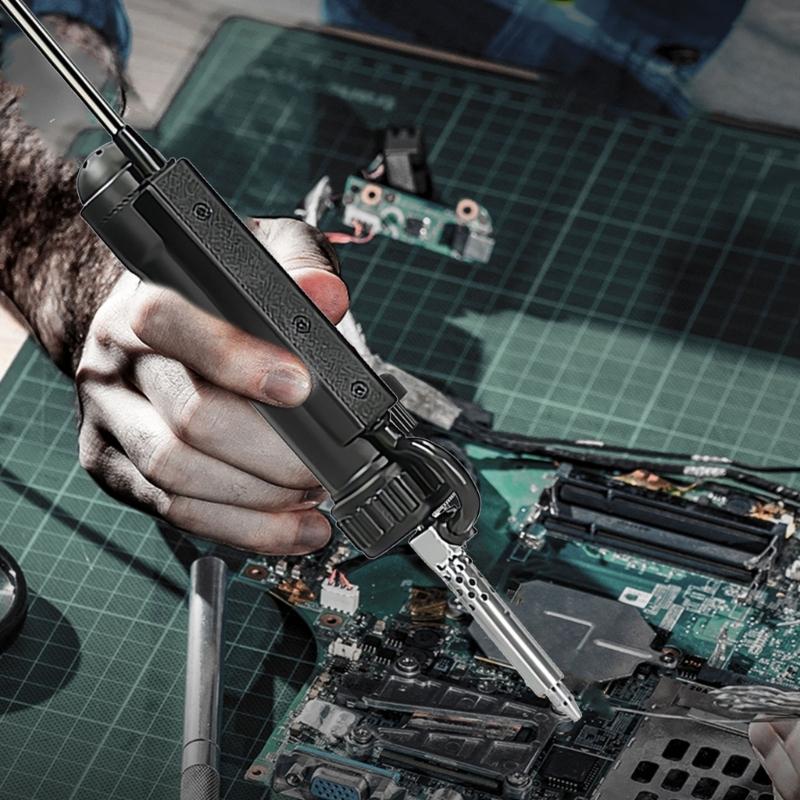 652F Heavy Duty 680 Solder Sucker Tool with Ergonomic Grip for Professional Circuit Board Maintenance