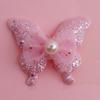 Scallion Powder Mesh Pearl Butterfly Hair Clip, Tie, and Headband DIY Accessories