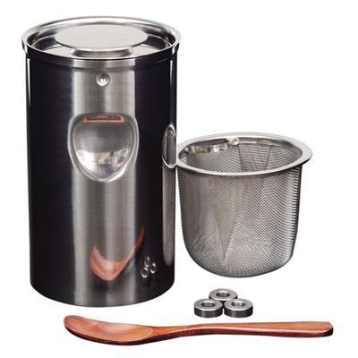 Seri Çay Kutusu Gümüş Çap x Yükseklik Çay Süzgeci Çay Seremonileri İçin Kutu Kondou-san Boyut 7.9 13.6cm Kondo's