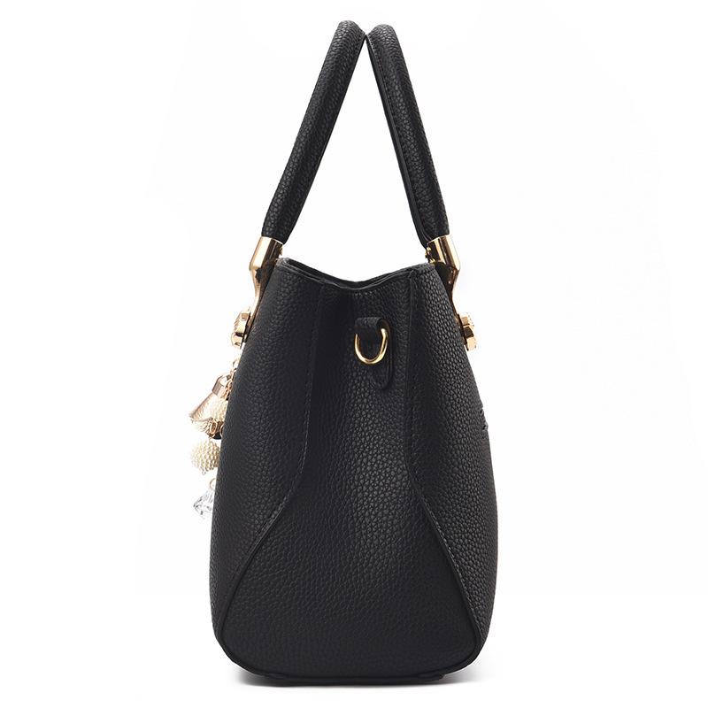 Modische trendige minimalistische Handtasche, große Größe, elegantes Design, einzelner Schultergurt, Umhängetasche