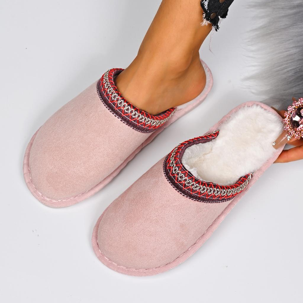Fashion Trend Summer Women Slippers Lightweight Outdoor Slides Women Fashion Non Slip Flat Shoes Women Retro Luxury Home Cotton Slippers