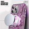 Coque pour iPhone 15 Plus - Noname - Violet - Antichoc - Protection Caméra - Cercle Magnétique