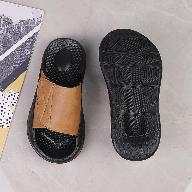 Fashion New Sports Slippers Men's Summer Home Indoor Comfortable and Breathable Fashion Trendy Style Men's Slippers Shoes