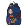 Mona The Vampire Anime Teenage Backpack Lightweight Student Hiking Travel  Daypack for Men Women Laptop Canvas Bags