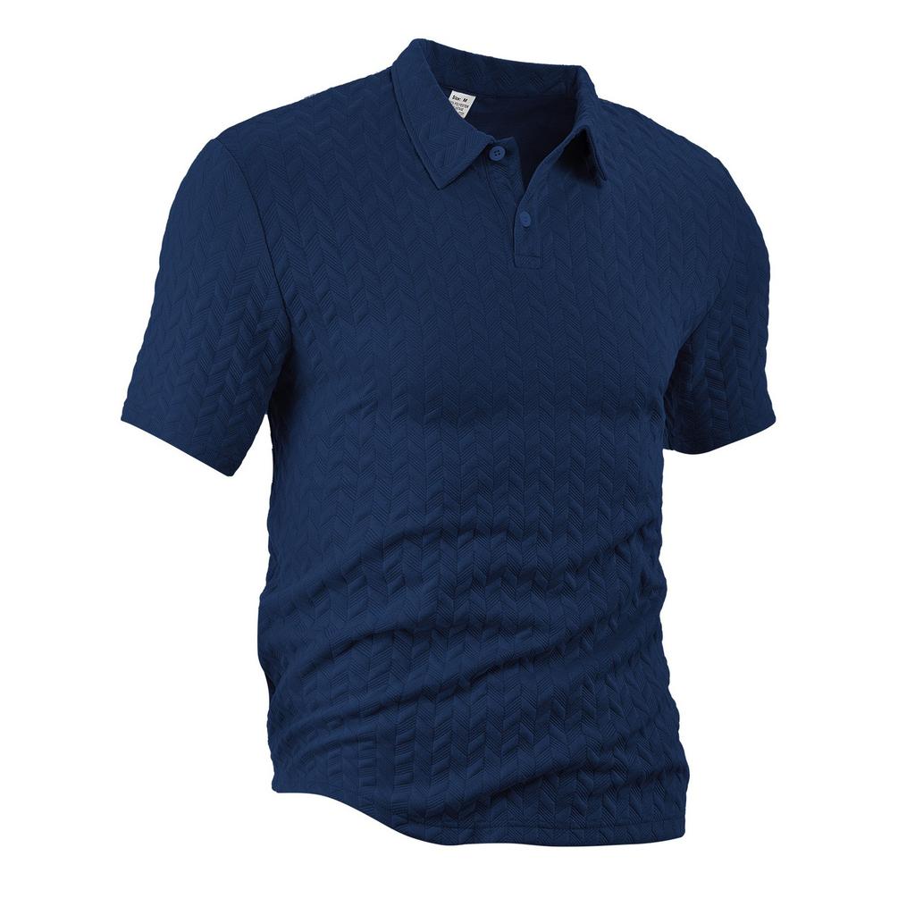 Men's Summer Thin Conductive Sweat-wicking Loose Solid Color Fabric Men's Short-sleeved Shirt