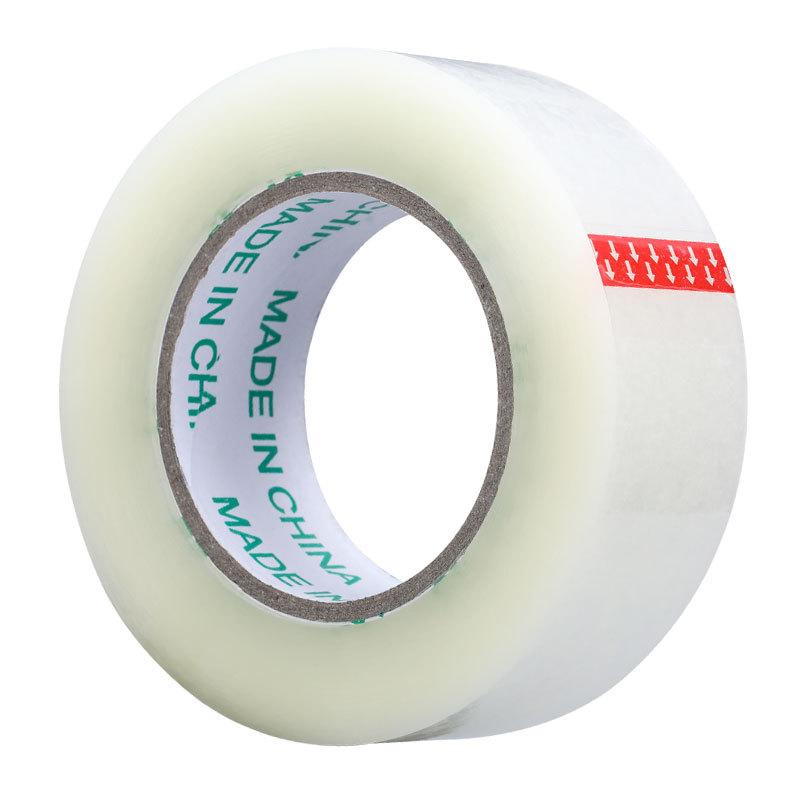 Heavy Duty Single Sided Pressure Sensitive Acrylic Waterproof Eco-Friendly Clear Packing Tape PE Film Factory Direct for Carton (Transparent White,100 meters&4.5cm) прозрачный белый