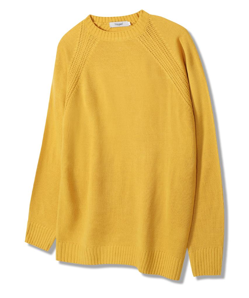 POLYGRAM Hazzi Raglan Round Knit - 6 Colors