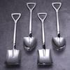 4pcs Set Stainless Steel Shovel & Point Spoons Coffee Tea Spoon Ice Cream Dessert Tip Scoops Cutlery Tableware Set Kitchen Tools