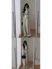 Women's Hong Kong Style Autumn-Winter Casual Sweatshirt & Wide-Leg Pants Set - Age-Reducing, Slimming, Hooded Two-Piece for Running