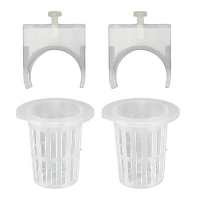Hanging Aquarium Plant Holder Adjustable Fish Tank Planter Cups with Hole for Aquascape Decorations