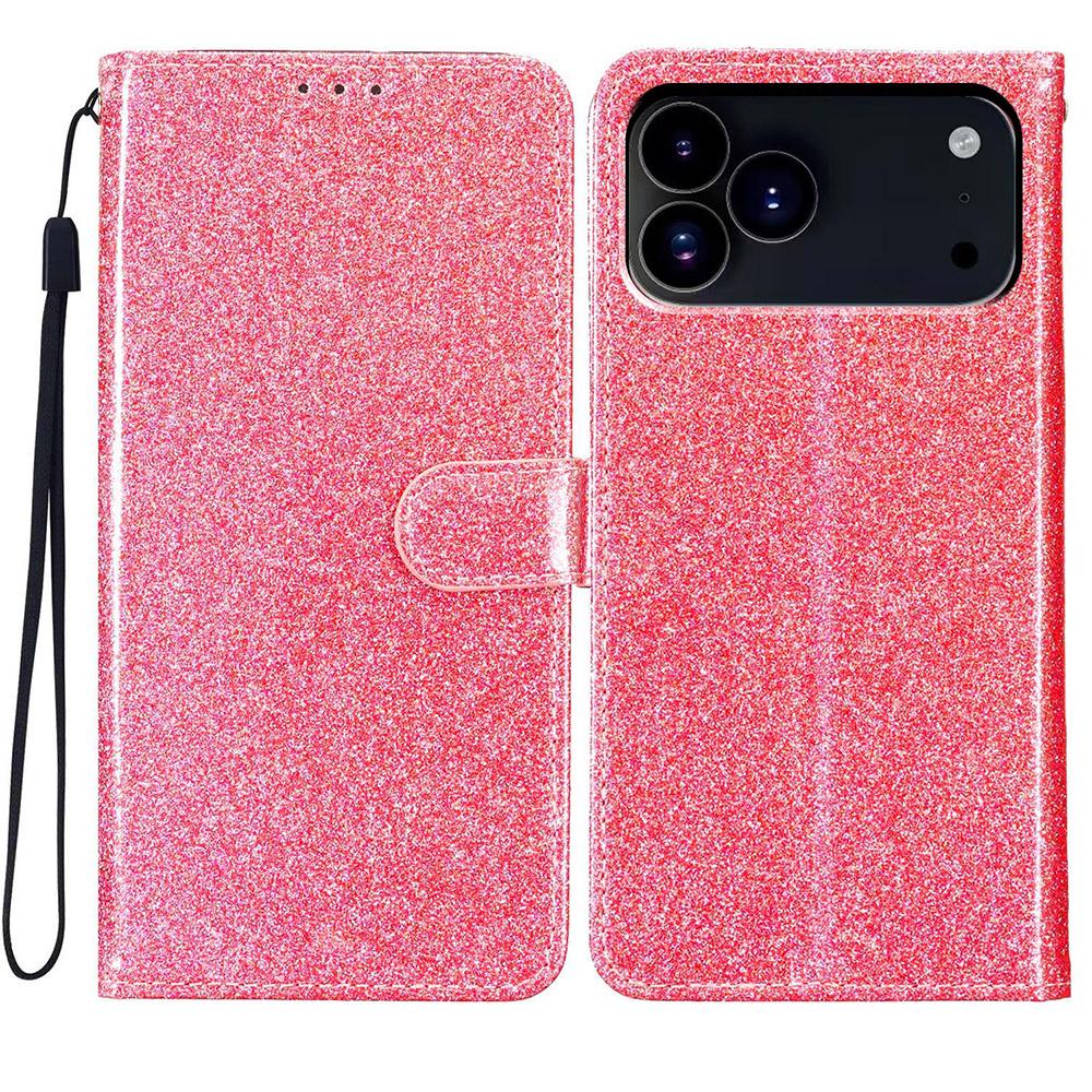 Třpytivý Peněženkový Obal Kožený Šetrný k Pokožce pro Samsung Galaxy A57 A56 A55 A54 A53 A37 A36 A35 A34 A33 A32 A26 A25 A24 A23 Kryt