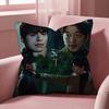 T-The Lonely and Great God Cushion Cover Multi-Scene Pillow Cover for Home & Car - Reversible, Soft & Durable for Daily Use