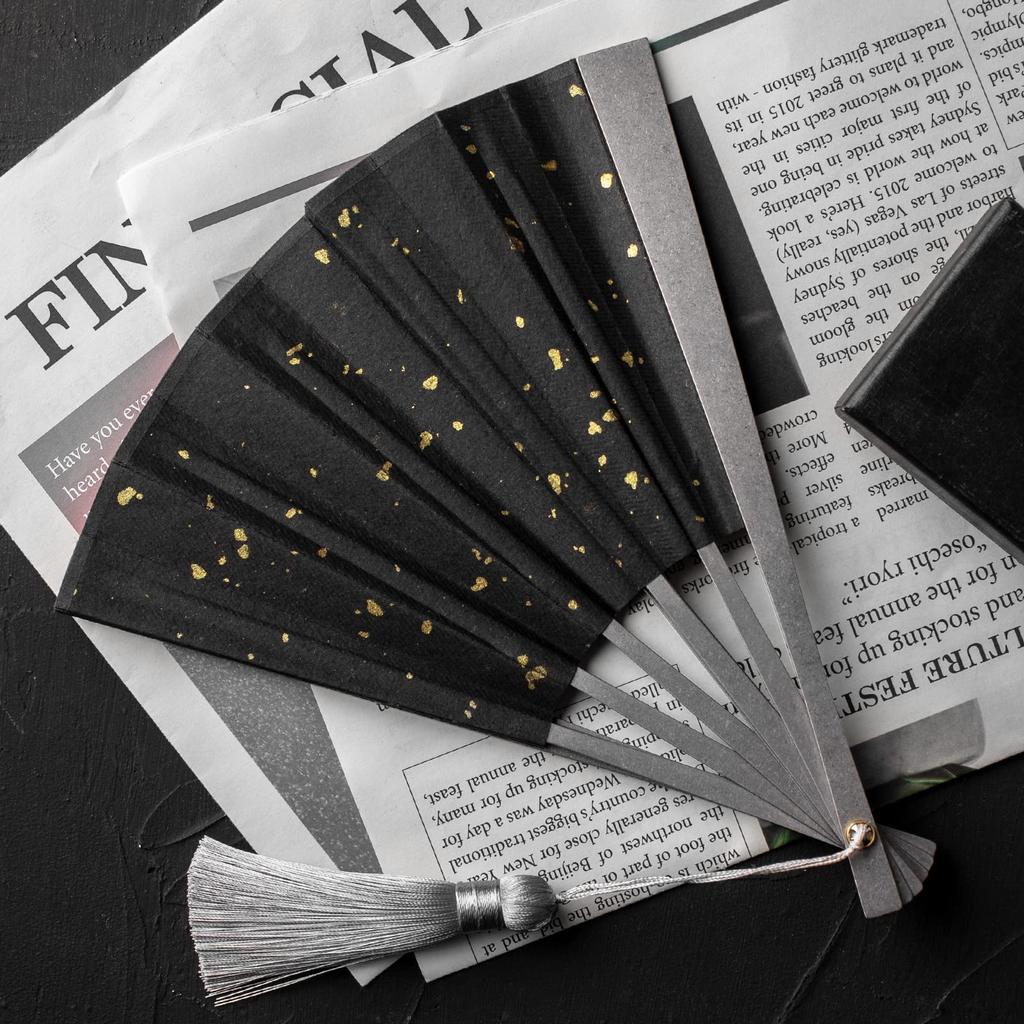 Titanium For Japanese Fireworks Heat Tai Chi Kung Fu [FEGVE] Fan, Men's, Black, Foldable, Men, Kimono, Accessories, Yukata, Festivals, Festivals,