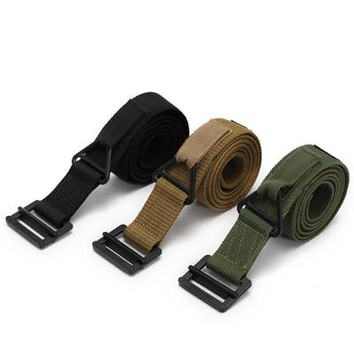 Unisex Rescue Tactical Rappelling Downhill Canvas Military Belt Waist 3 Colors