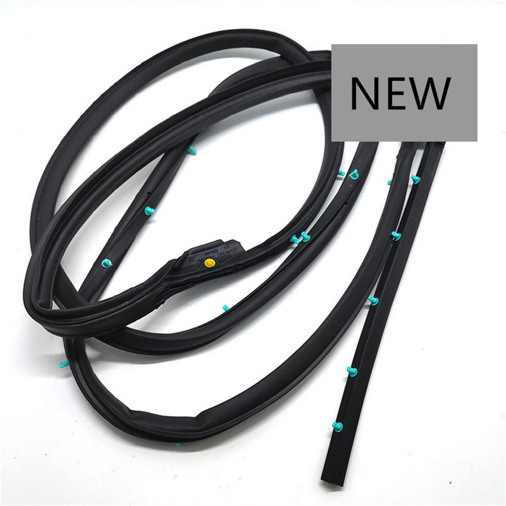 1x Rear Left Door Weatherstrip Seal For 16-21 Honda Civic FC Sedan 72850-TEA-T01