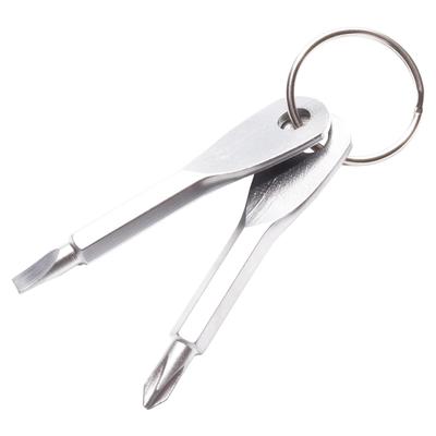 Mini Screwdriver Set of 2 with Key Ring Phillips Screwdriver
