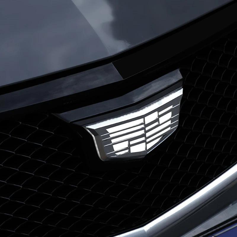 LED Emblem Front Grille Light Badge for Cadillac CT4 CT5 CT6 XT4 XT5 XT6 XTS ATSL Auto Replacement Logo Refit Car Accessories