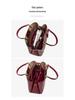 Women's Red Wedding Handbag: Fashion Tote for Ladies & Mother-in-Law's Banquet Gift