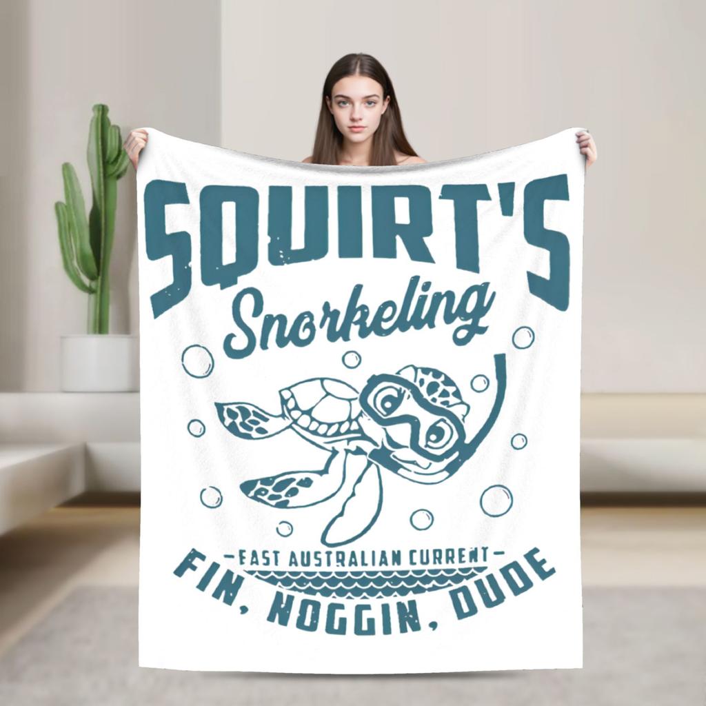 Finding Nemo Dory How Are You Graphic Blankets  Flannel Funny Soft Throw Blankets for Home Spring/Autumn Travel