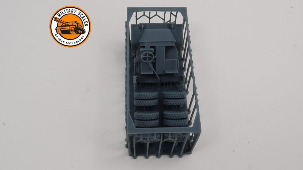 IDAP Technology Měřítko 1/72 Český nákladní automobil Praga V3S 3D tisková stavebnice PD72149