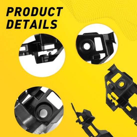 Bumper Bracket Front For GTI Volkswagen Set Golf of 2 Left & Right Set of 2 EXV