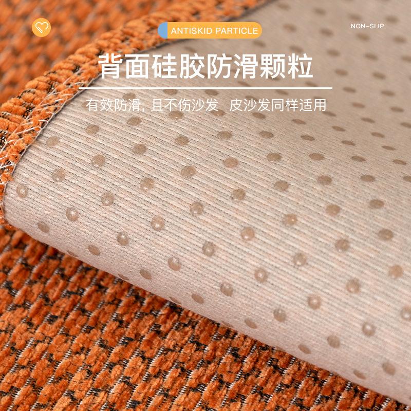 Velvet Sofa Cover With Wrinkle-Free Finish, Neat Couch Cover And Washable Sofa Slipcover For Busy Families