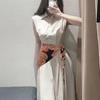 Bohemian Floral Triangular Belt Ethnic Decorative Skirt New Hip Scarf  Casual Wear