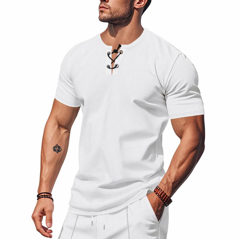 Men's T-shirt Summer Breathable Simple Casual Men's Short-sleeved Top