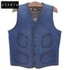RRL Indigo Dyed Diamond Quilted Vest, Men's, Blue, Size M Best M blueUsed