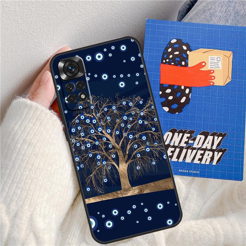 Evil Eye Funda For Xiaomi Redmi Note 14 Pro 13 9 10 11 12 9S 10S 11S 12S Redmi 13C 10C 12C 14C Case