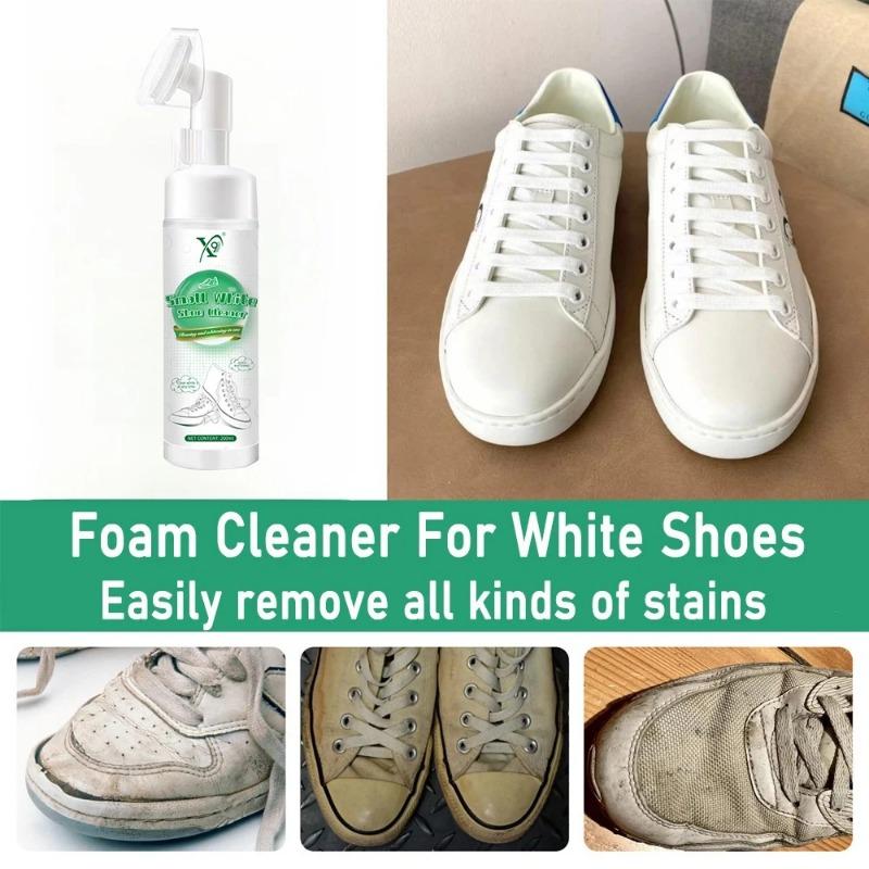 Schaumreiniger Für Weiße Schuhe Aufhellend Flecken Schmutz Entfernen Gelb Entfärbend Spray Weiße Schuhe Schnelle Reinigung Pflegeprodukt