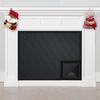 Magnetic Fireplaces Cover Insulating Barrier Heat Shield With Strong Magnets For Indoor Fireplaces Protecting Oxfords Fabric Thermals Insulation