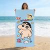 Shin-Chan Japanese Animation Beach Towel Quick-Drying Suitable For Beach Gym Yoga Pool Summer Funny Gift For Friends And Family