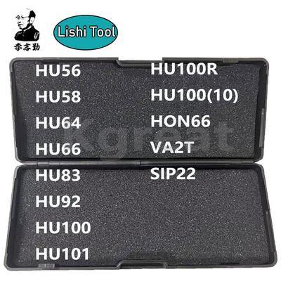 Promoção Imperdível Lishi 2 em 1 2in1 Ferramenta HU64 HU66 HU83 HU92 HU100 HU101 HU100R HON66 VA2T SIP22 Ferramenta de Chaveiro para Chave de Carro