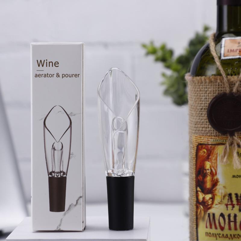 

Силиконовый декантер для вина в форме лепестка из нержавеющей стали