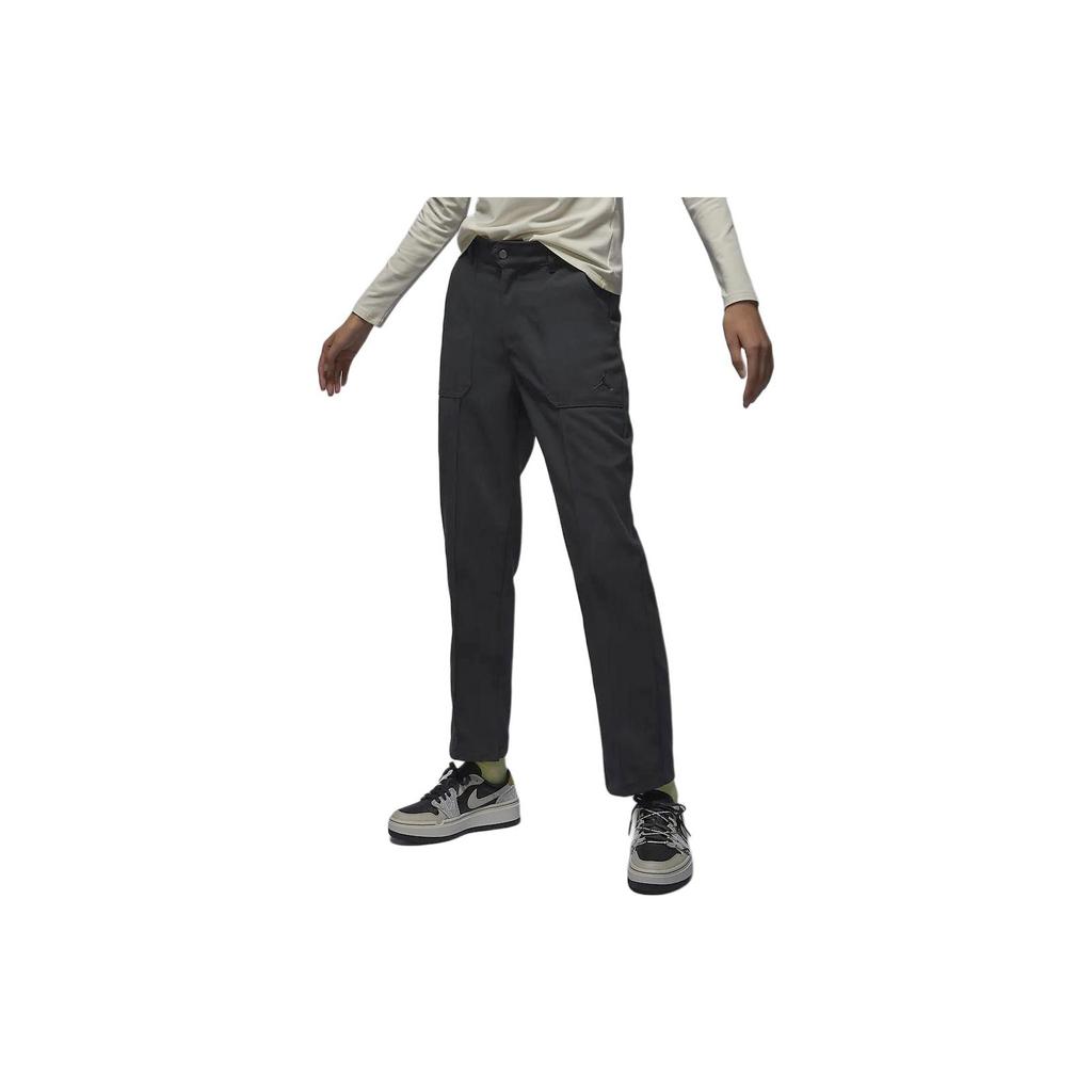 Jordan Solid Color Zipper Woven Casual Pants Women bottoms Black FN5447-045