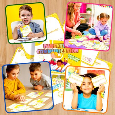 46 Görsel Kelime Kartı, Sorular ve Cevaplar, Ebeveyn-Çocuk Etkileşimi, Çocukların Zeka Gelişimi ve Öğretimi