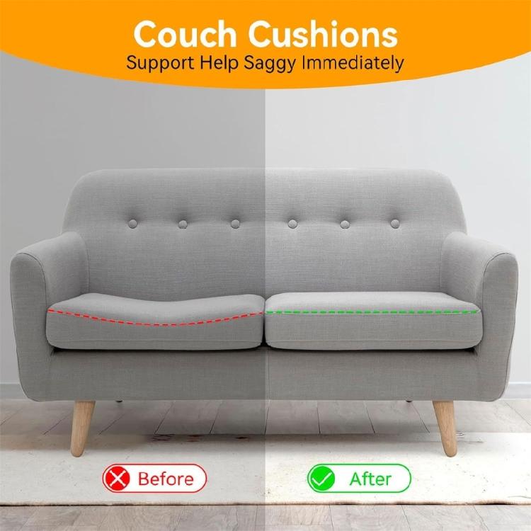 Cushion Support Insert Foam Repair Pad for Sagging Sofas Ergonomic Curved Designs Comfortable Enhancement