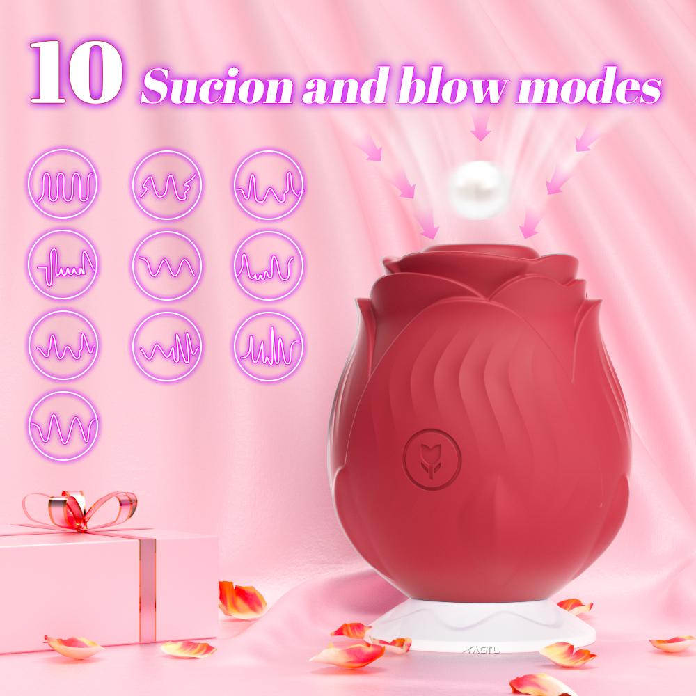 Powerful Sucking Vibrator for Women Vacuum Clitoris Stimulator Female Oral Nipple Clit Sucker Vibrating Adults Sex Rose-Toys 18+